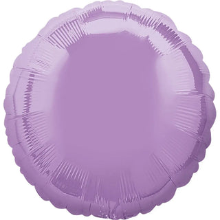Lavender Circle Foil Balloon