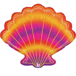 Glitter Seashell Balloon | Mermaid Party Supplies NZ