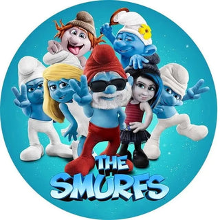 Smurfs cake | Smurfs edible image