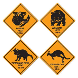 Amscan | Australian Outback Road Signs | Australian Outback Party Supplies