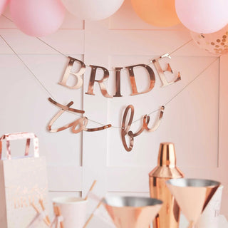 Ginger Ray Blush Hen Party Bride to Be Banner