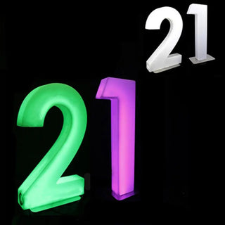 Light Up 21 Number Hire | 21st Birthday Party Supplies Wellington