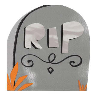 Unique | Bats & Boos Halloween Tombstone Shaped Napkins - Lunch | Halloween Party Supplies NZ