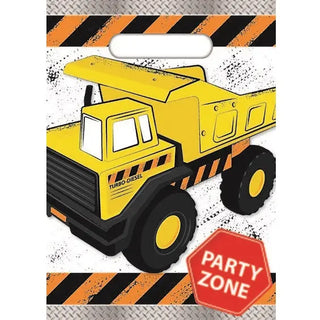 Party Zone Construction Loot Bags | Construction Party Theme & Supplies | Artwrap