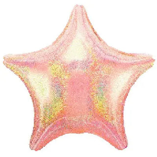 Holographic Pink Star Balloon