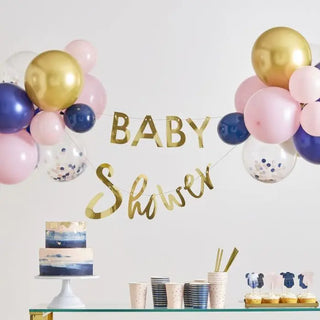 Ginger Ray | Baby Shower Bunting & Balloon Kit | Baby Shower Supplies