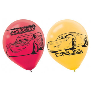 Disney Cars Party | DIsney Cars Latex Balloons | Lightning McQueen Balloons 