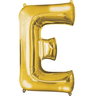 Anagram Gold Jumbo Letter Foil Balloon - E
