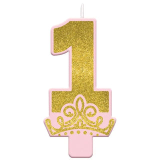 Disney Princess Number 1 Candle | Disney Princess Party Supplies