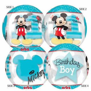 Mickey Mouse 1st Birthday Balloon | Mickey Mouse 1st Birthday Supplies