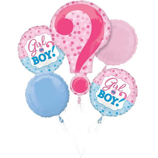 Anagram | Gender Reveal Balloon Bouquet | Gender Reveal Party Theme & Supplies