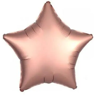 Anagram | Satin Luxe Rose Gold Star Foil Balloon | Rose Gold Balloons