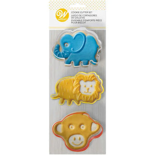 Wilton | Safari Animal Cookie Cutter Set | Jungle Safari Party Supplies