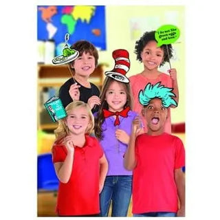 Amscan | Dr Seuss Photo Prop Kit | Dr Seuss Party Theme & Supplies