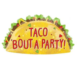 Taco Party SuperShape Foil Balloon