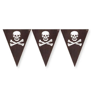 Outdoor Pirate Skull & Crossbones Flag Banner