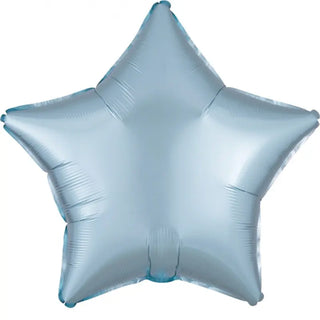 Satin Luxe Pastel Blue Star Foil Balloon | Amscan