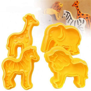 Animal Plunger Cookie Cutter Set | Animal Party Supplies NZ