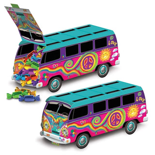 60's Peace Bus Kombi Van Centrepiece