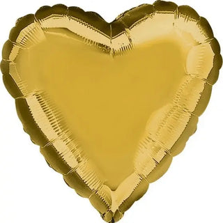 Anagram | Metallic Gold Heart Foil Balloon | Wedding Party Theme & Supplies