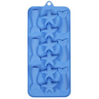 Wilton | Mermaid Tails & Starfish Silicone Chocolate Mould | Mermaid Party Supplies NZ