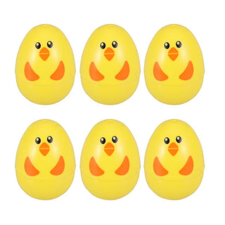 Fillable Chick Easter Egg - 6 Pkt