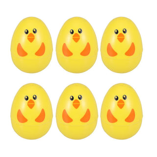 Fillable Chick Easter Egg - 6 Pkt