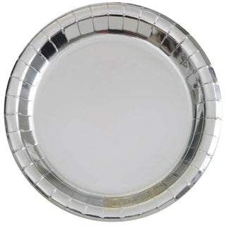 Metallic Silver Plates | Silver Party Supplies NZ