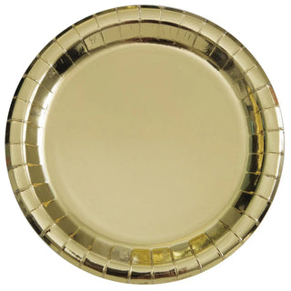 Metallic Gold Plates | Gold Party Supplies NZ