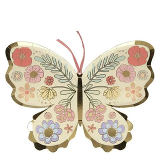 Meri Meri Floral Butterfly Plates | Butterfly Party Theme & Supplies | Meri Meri