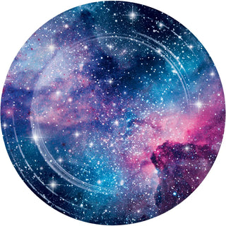 Galaxy Print Plates | Space Party Supplies NZ