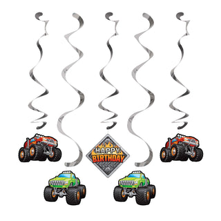 Blaze and the Monster Machines Party | Truck Party | Monster Truck Party | Monster Truck Party Decorations | Dizzy Danglers | Hanging Party Decorations 