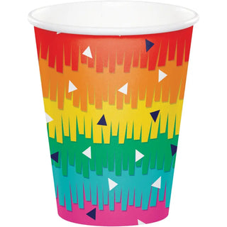 Creative Converting | fiesta fun fringe cups | fiesta party supplies NZ