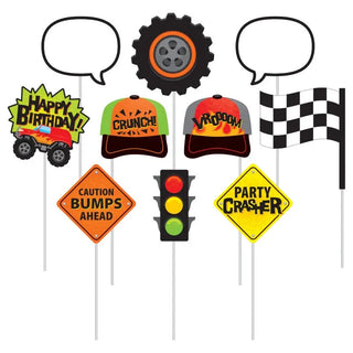 Monster Truck Photo Props | Monster Truck Party Supplies