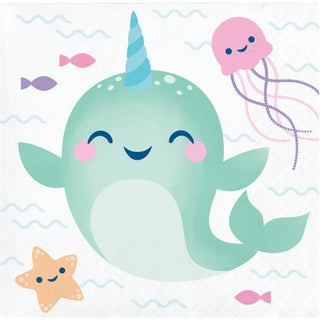 Narwhal Party Napkins | Narwhal Party Supplies