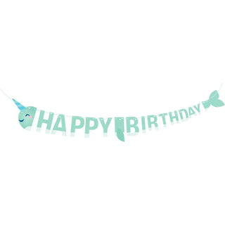 Narwhal Party Birthday Banner | Narwhal Party Supplies