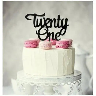 21st Birthday Cake Topper | 21st Birthday Party Supplies