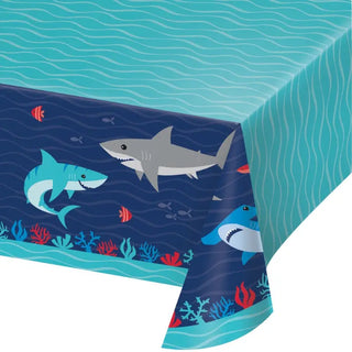 Shark Party Tablecover | Shark Party Supplies