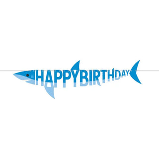 Shark Party Ribbon Banner | Shark Party Supplies