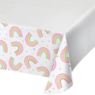 Happy Rainbow Tablecover | Rainbow Party Supplies NZ