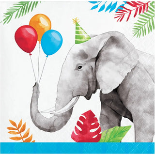 Party Animals Napkins | Safari Animal Party Supplies