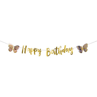 Butterfly Birthday Banner | Butterfly Party Supplies