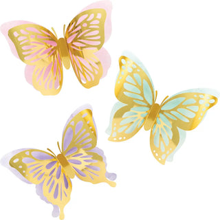 Butterfly Shimmer Decorations | Butterfly Party Supplies