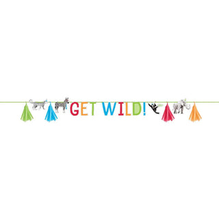 Party Animals Get Wild Banner | Safari Animal Party Supplies