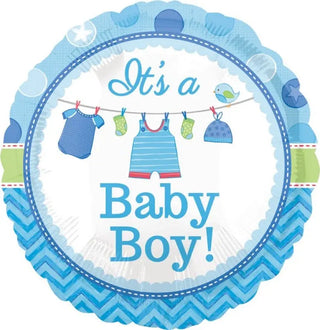 Anagram | its a boy boy 45cm foil balloon | boy baby shower party supplies NZ