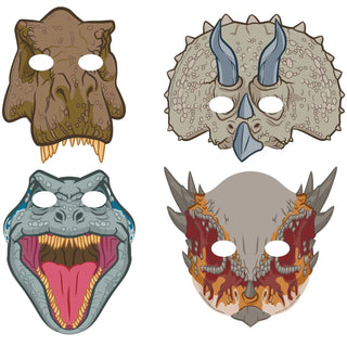 Amscan | jurassic world paper mask | Jurassic world party supplies NZ