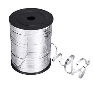 Metallic Silver Curling Ribbon 228M | Wedding Party Theme & Supplies |