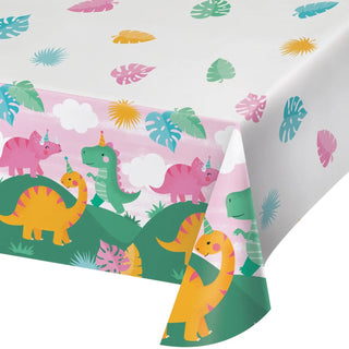 Dinosaur Party | Girl Dinosaur | Tablecovers