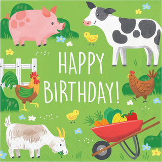 Farm Party | Animal Party | Lunch Napkins
