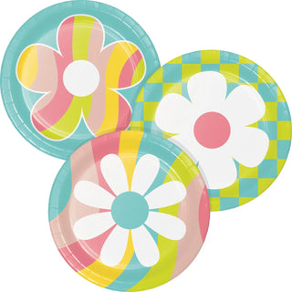 Flower Power Party | Lunch Plates